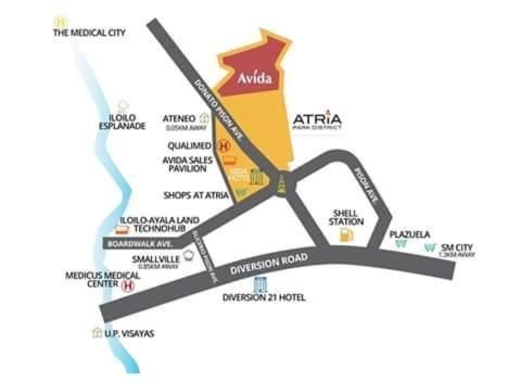 Avida Atria T2-F ,5Mins To Festive Walk And 4 Mins To Iloilo Convention Center 아파트 호텔 외부 사진
